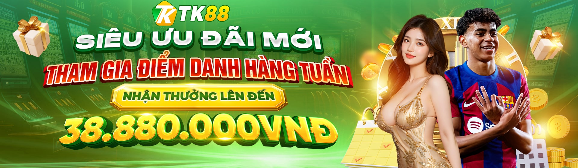 TK88 – Trang Cá Cược Uy Tín Dễ Chơi | Đăng Ký Tặng 88K 9 Banner tk88